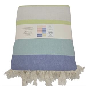 Spartina 449 Beach Blanket Turkish Cotton Overboard Stripe NEW